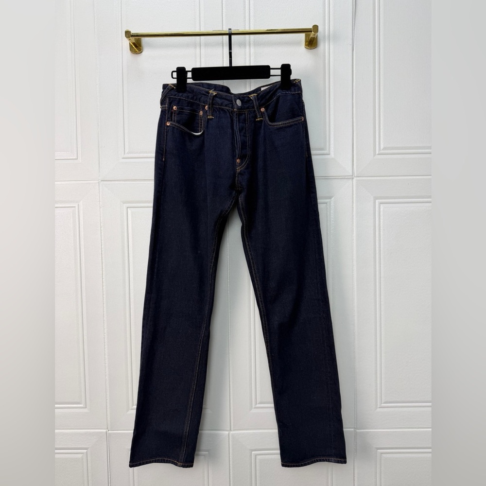 Authentic Evisu Deep Indigo Straight Jeans